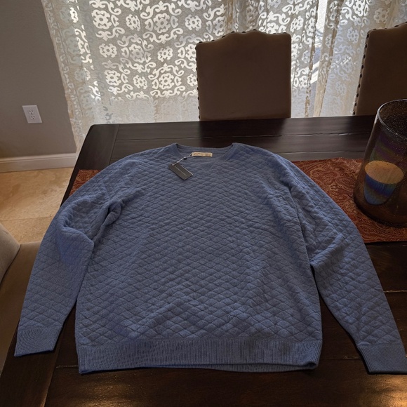 Holderness & Bourne Men's XXL The Ward Sweater Heathered Oxford MSRP $185 - Picture 4 of 9